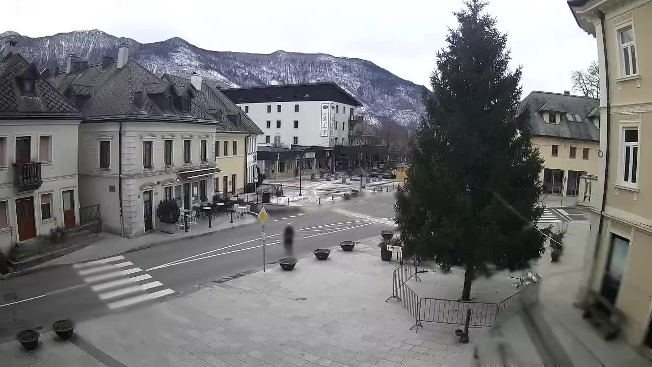 Plaza Central en Bovec