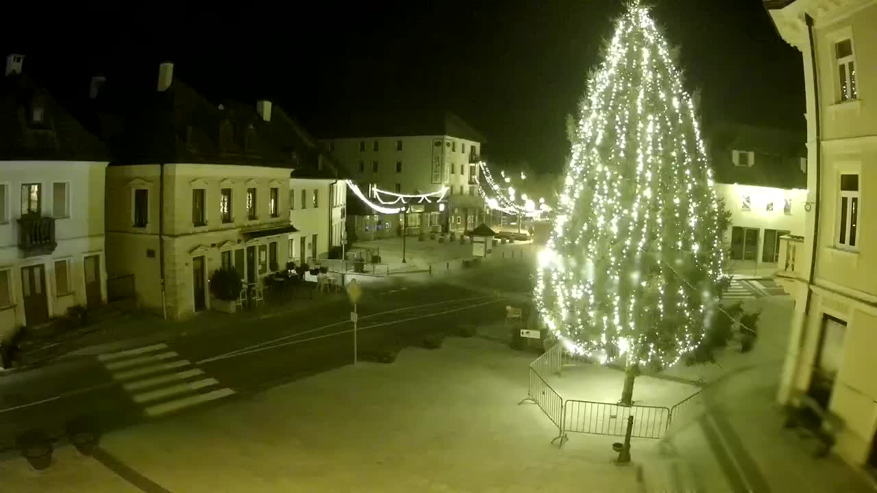 Plaza Central en Bovec