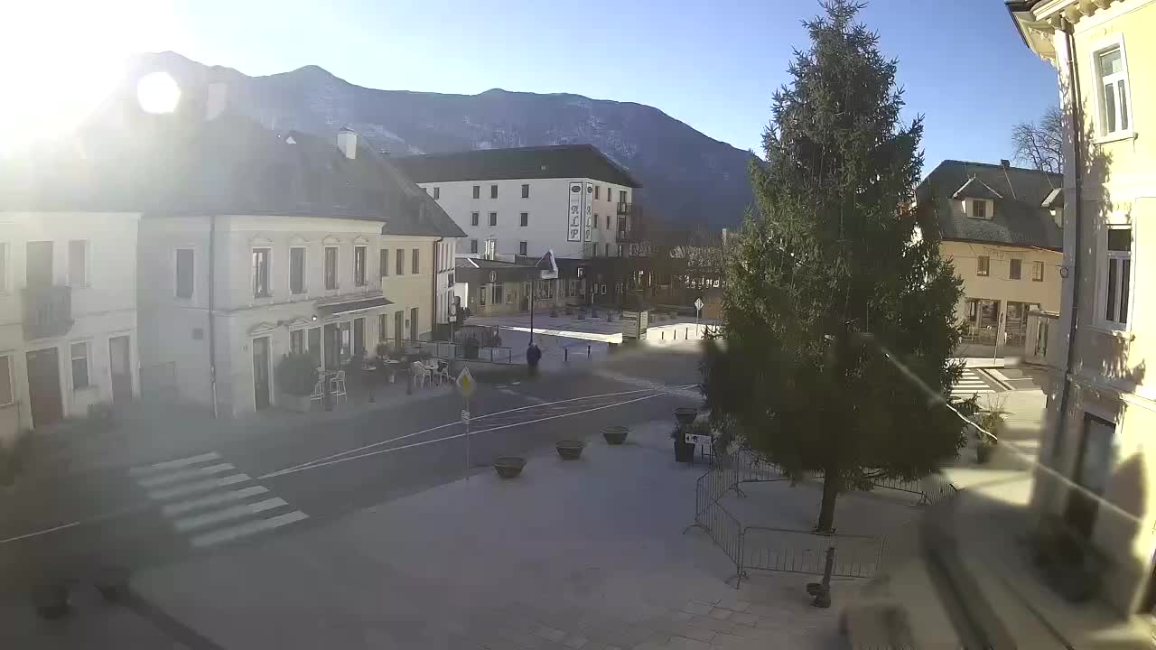 Place centrale à Bovec