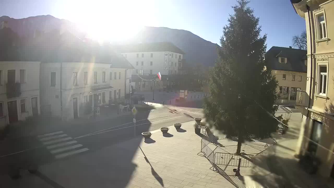 Plaza Central en Bovec