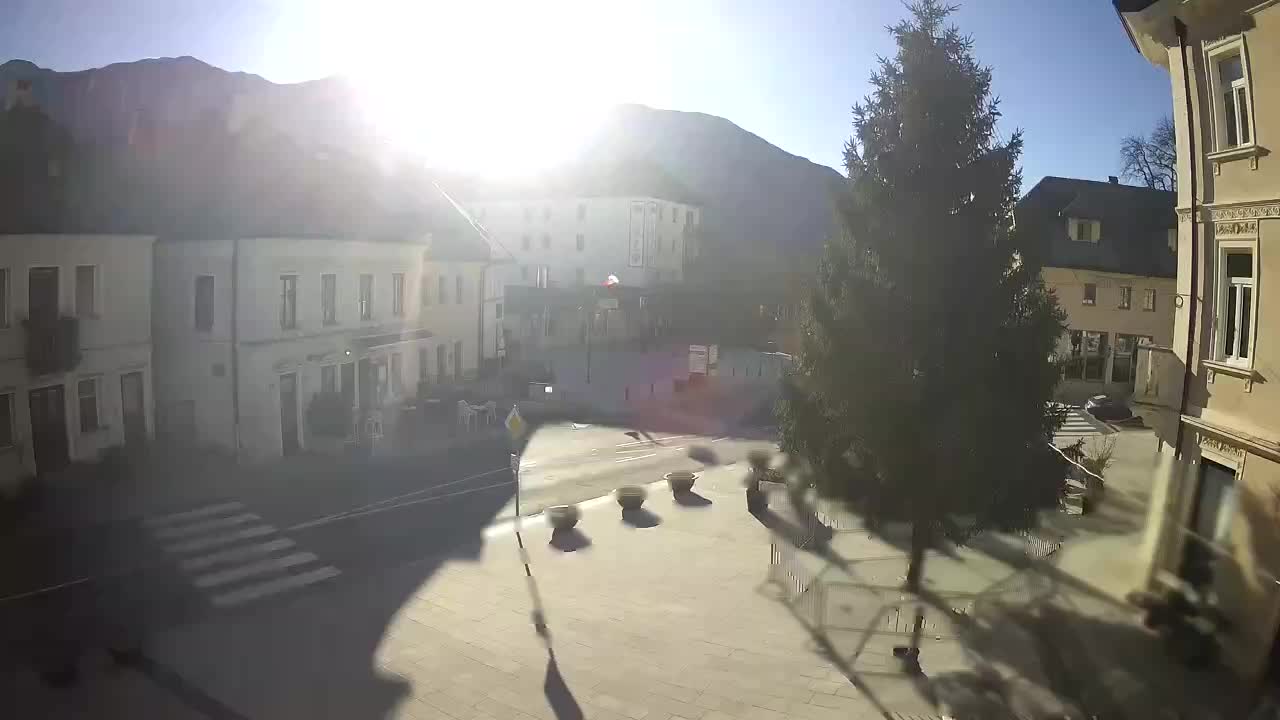 Main square in Bovec