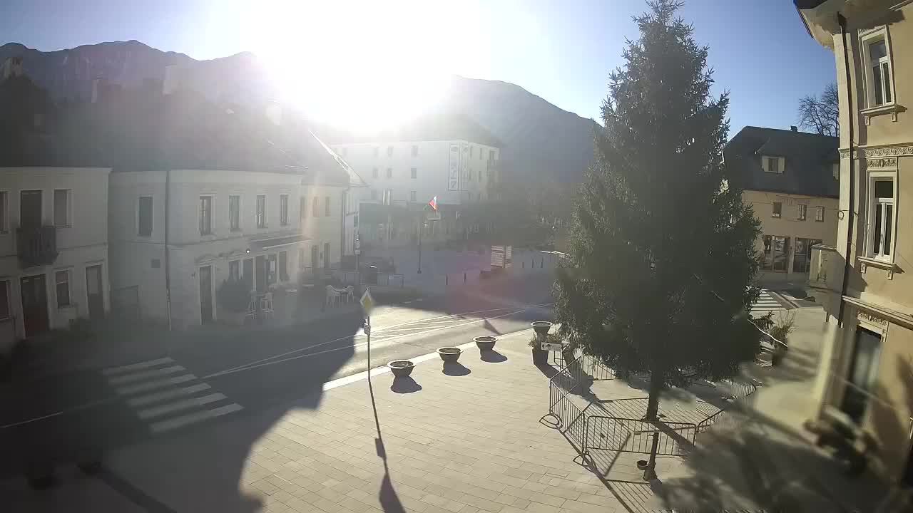 Main square in Bovec