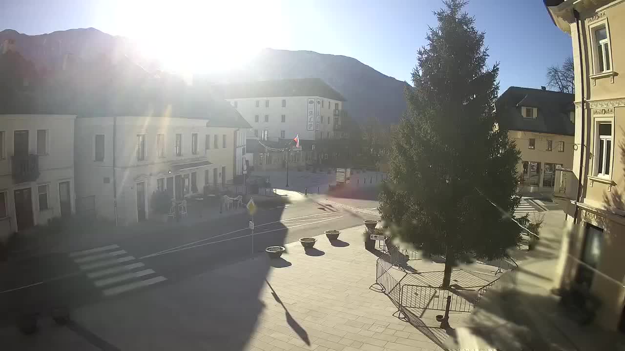 Main square in Bovec