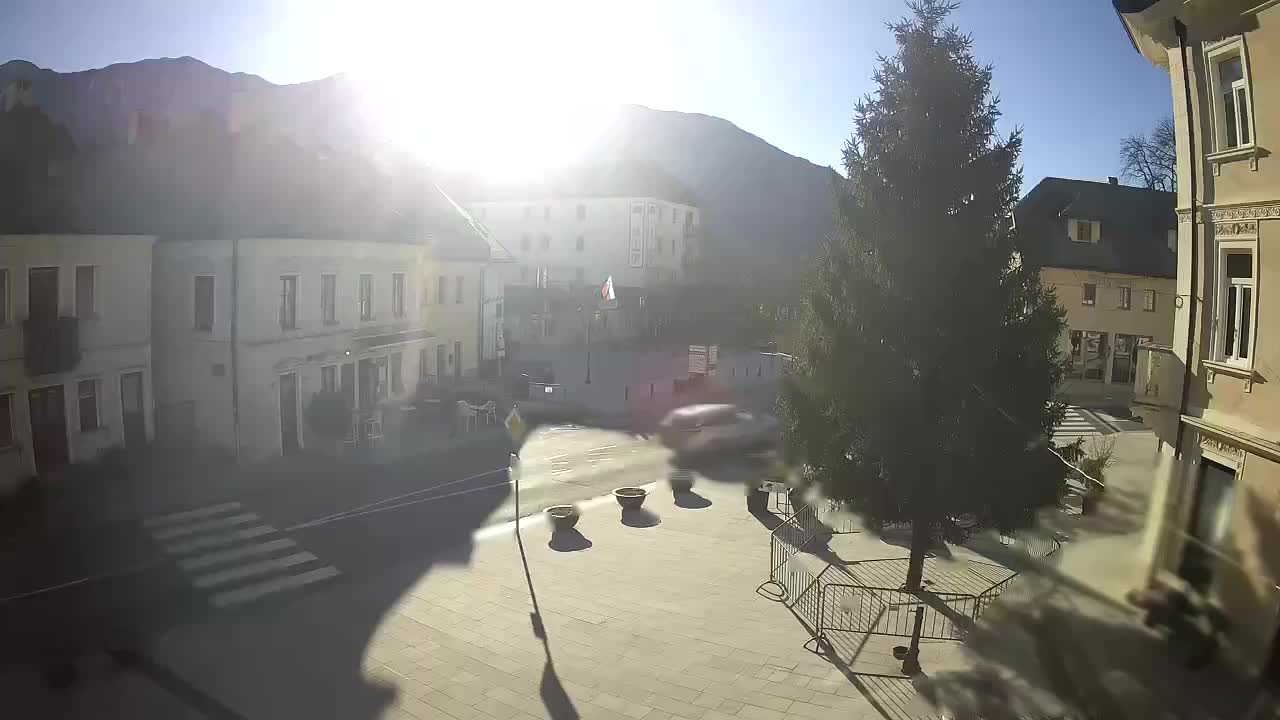 Main square in Bovec