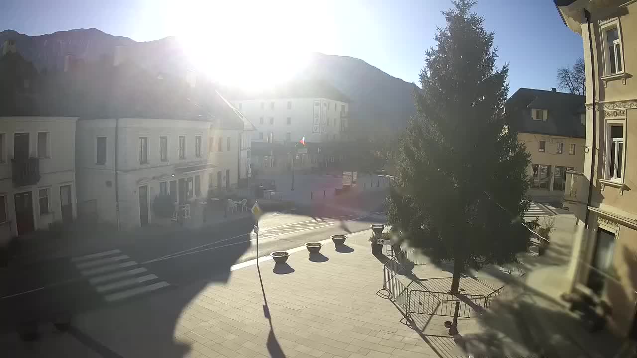 Place centrale à Bovec