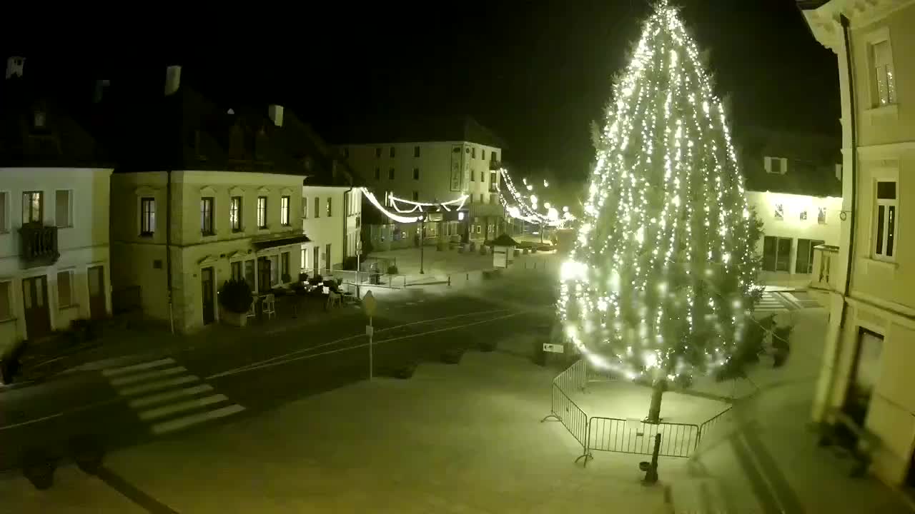 Plaza Central en Bovec