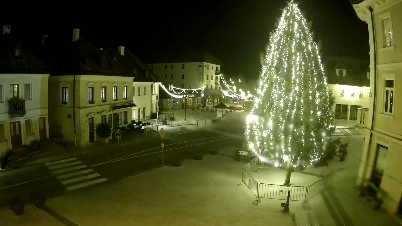 Plaza Central en Bovec