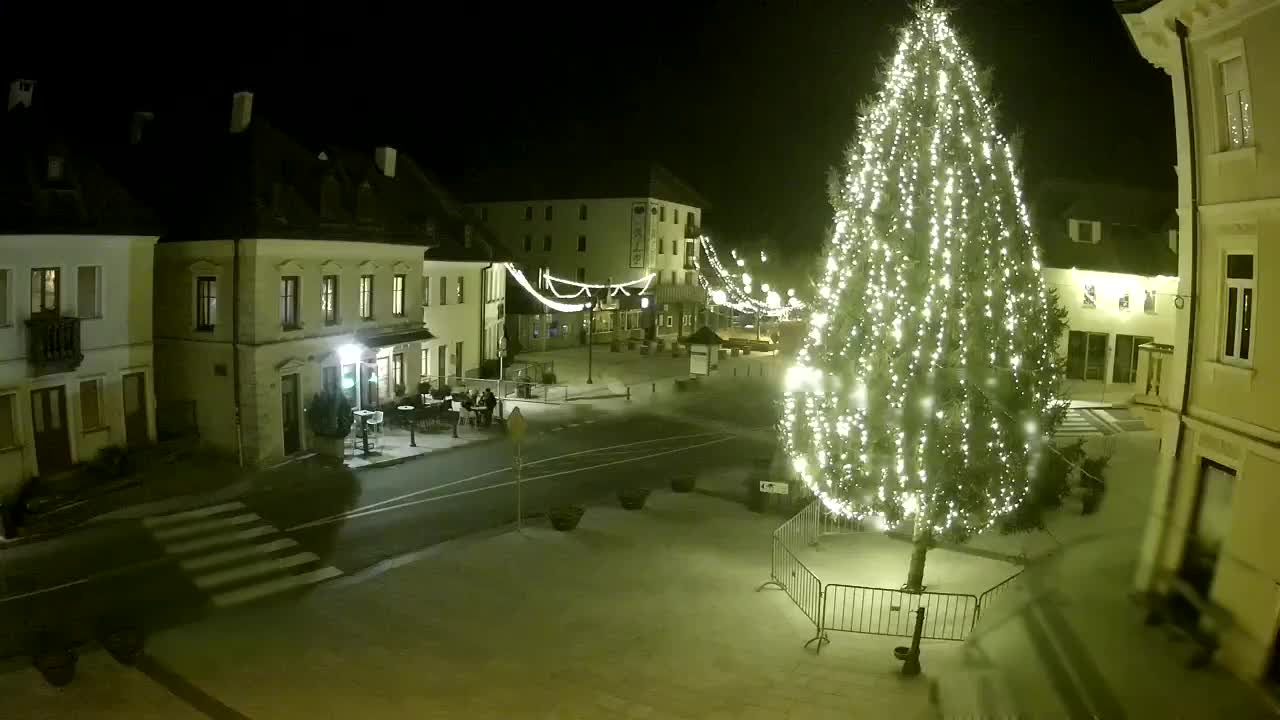 Main square in Bovec