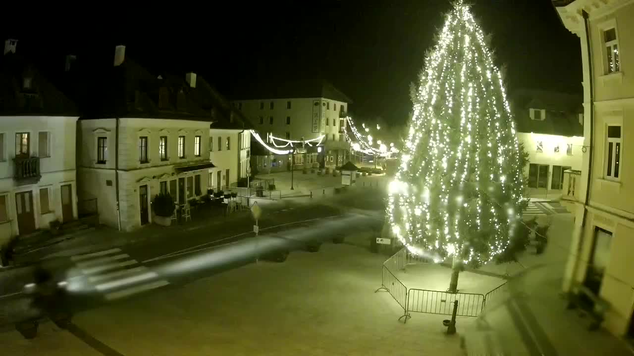 Plaza Central en Bovec