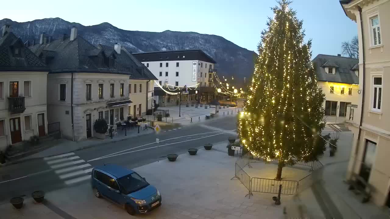 Main square in Bovec