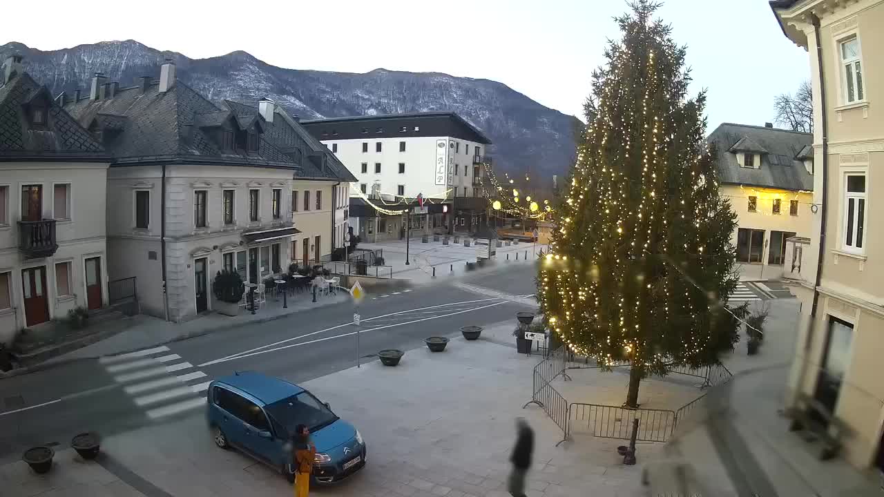 Place centrale à Bovec