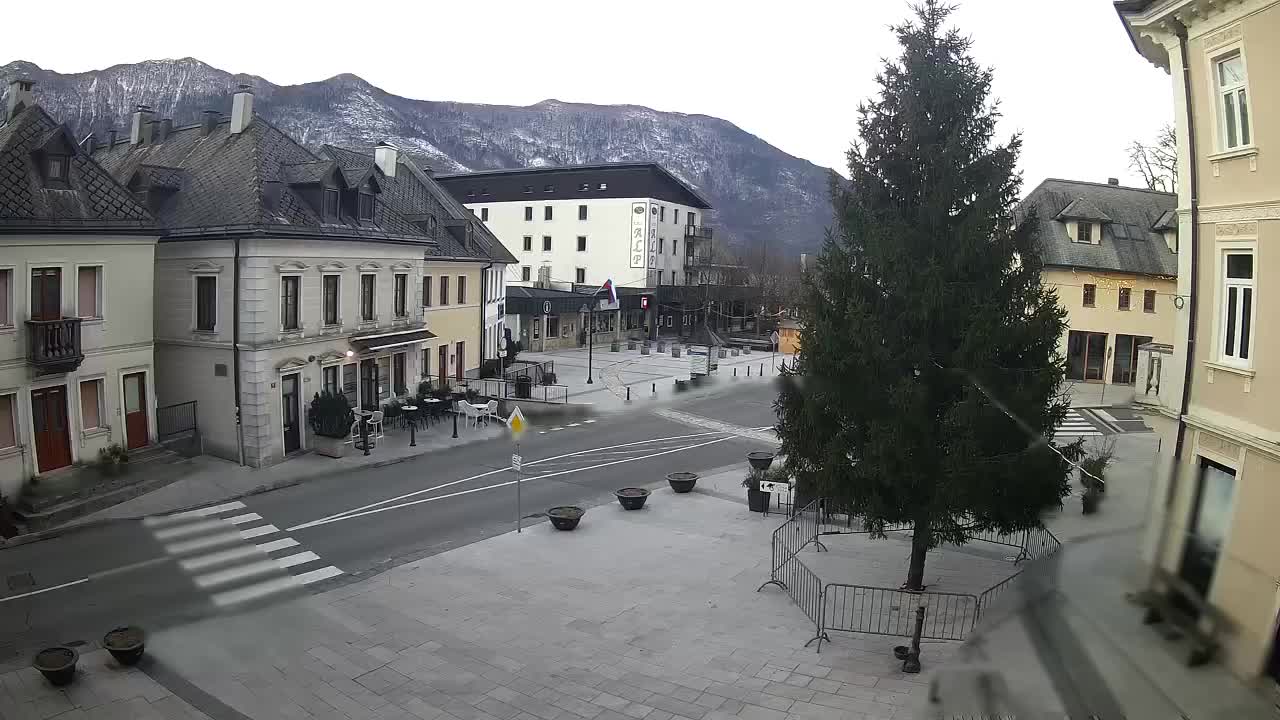 Place centrale à Bovec