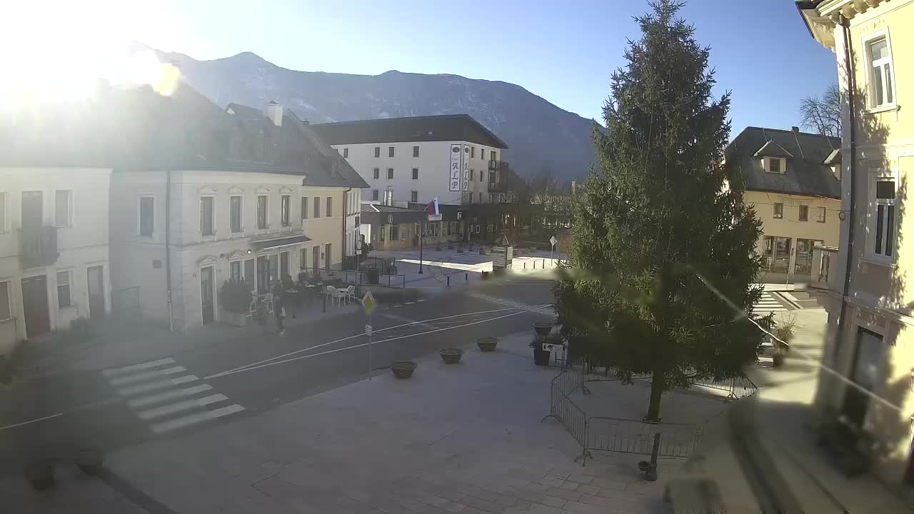 Main square in Bovec