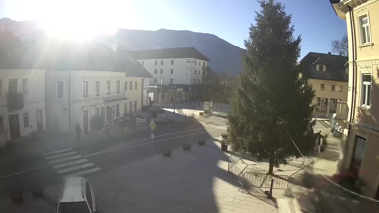 Main square in Bovec