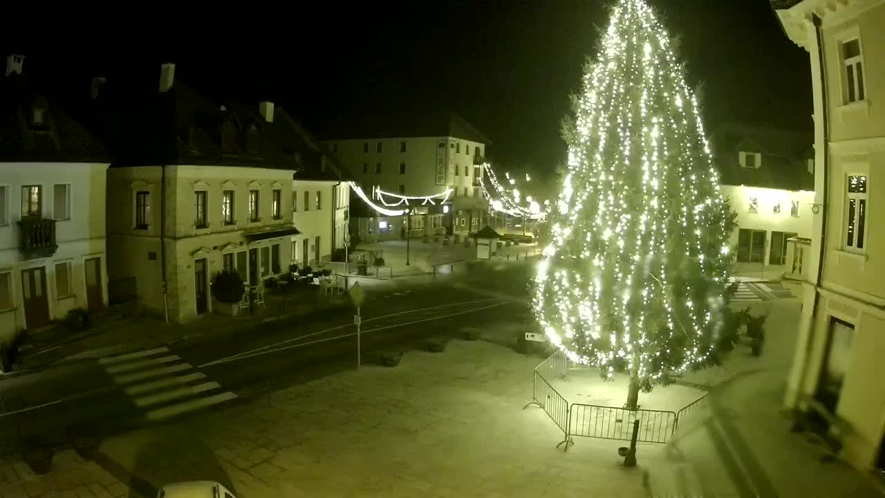 Main square in Bovec