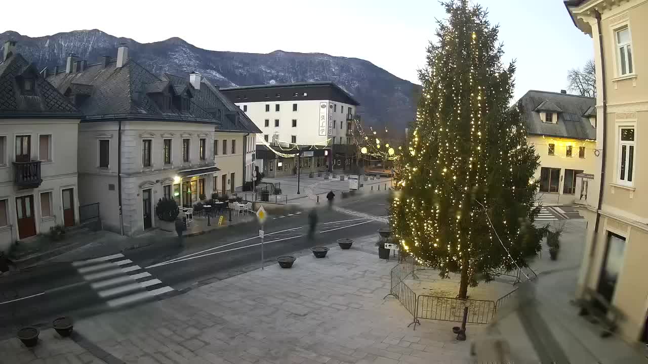 Main square in Bovec