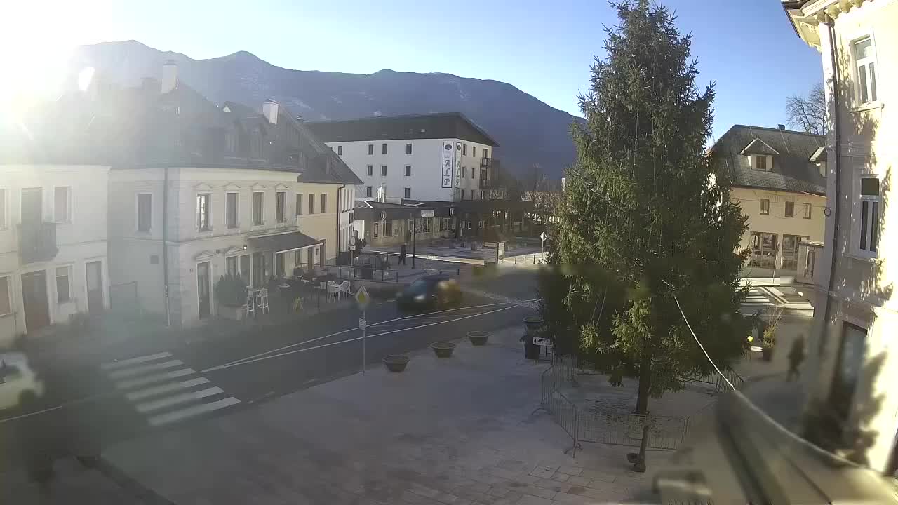 Main square in Bovec