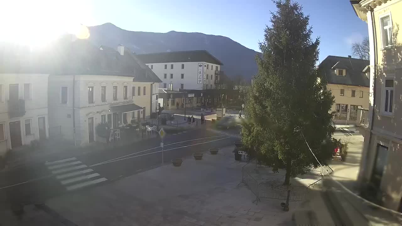 Main square in Bovec