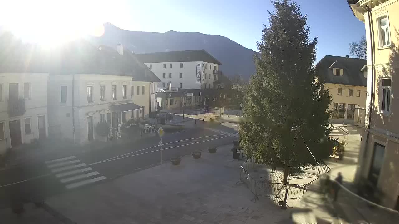 Main square in Bovec