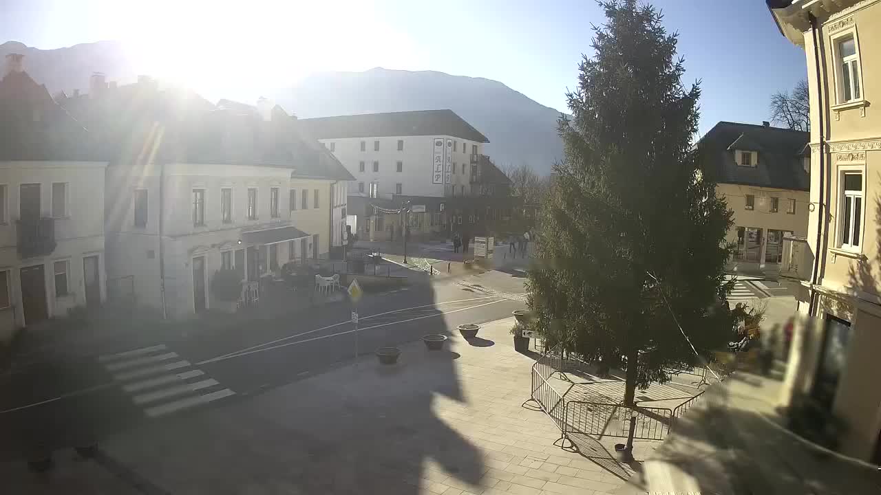 Main square in Bovec