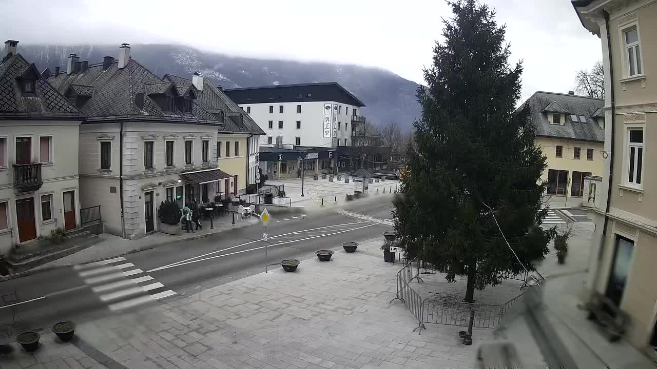 Main square in Bovec