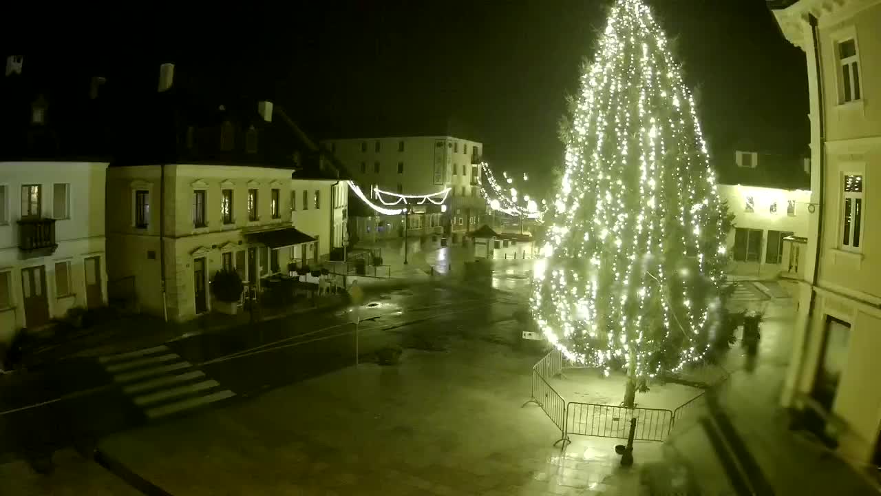 Main square in Bovec