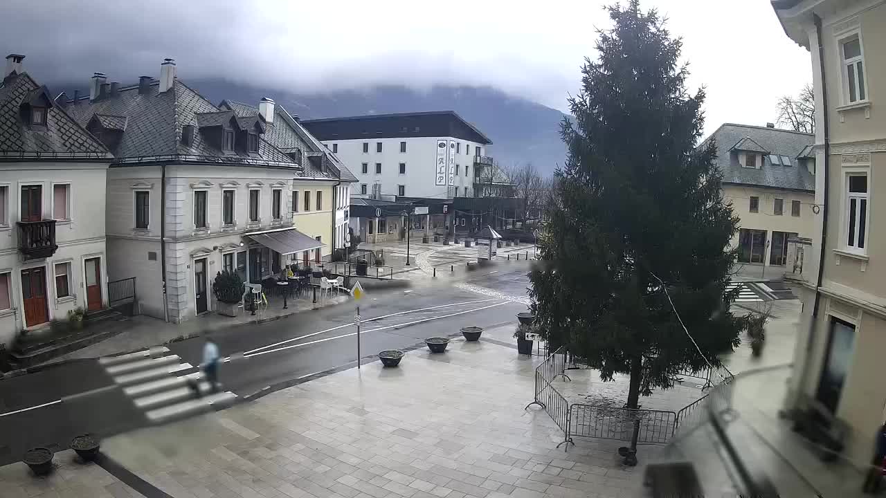 Main square in Bovec