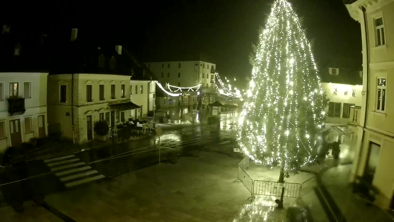 Plaza Central en Bovec