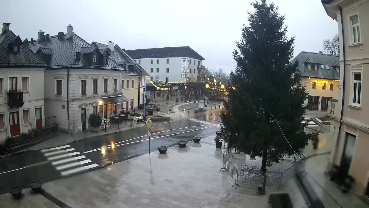 Main square in Bovec