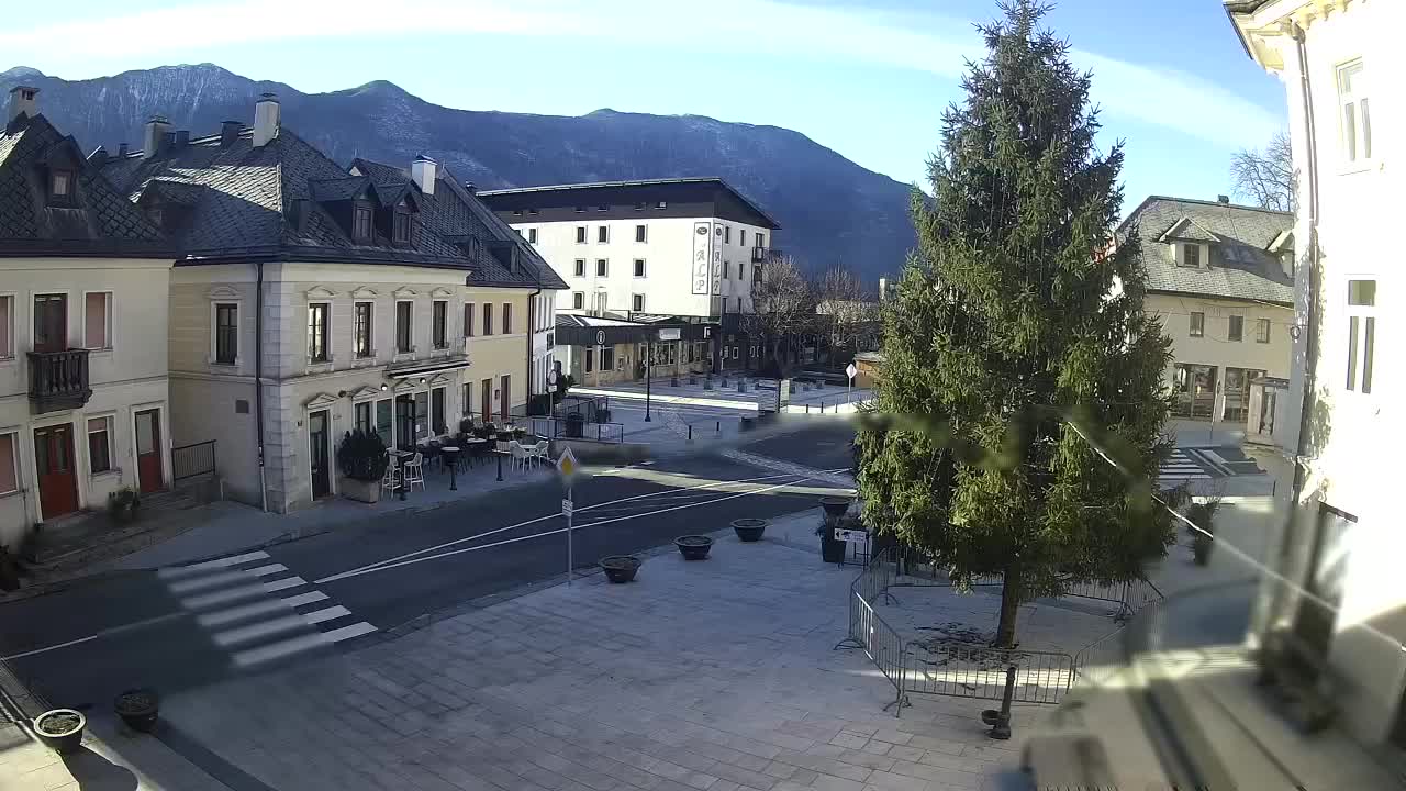 Main square in Bovec