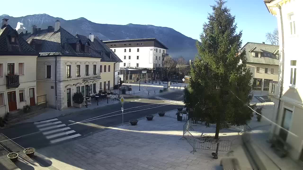 Main square in Bovec