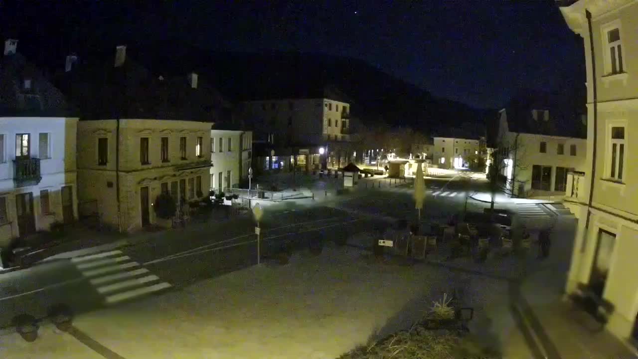 Main square in Bovec