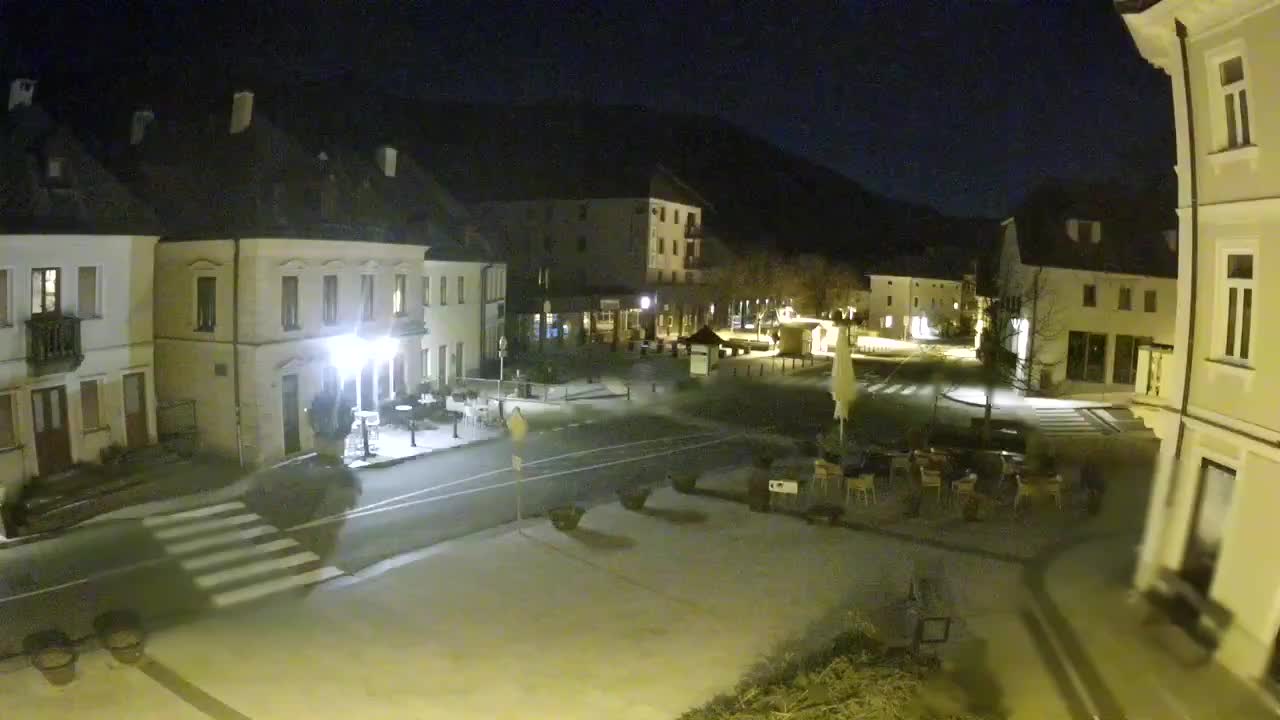 Main square in Bovec