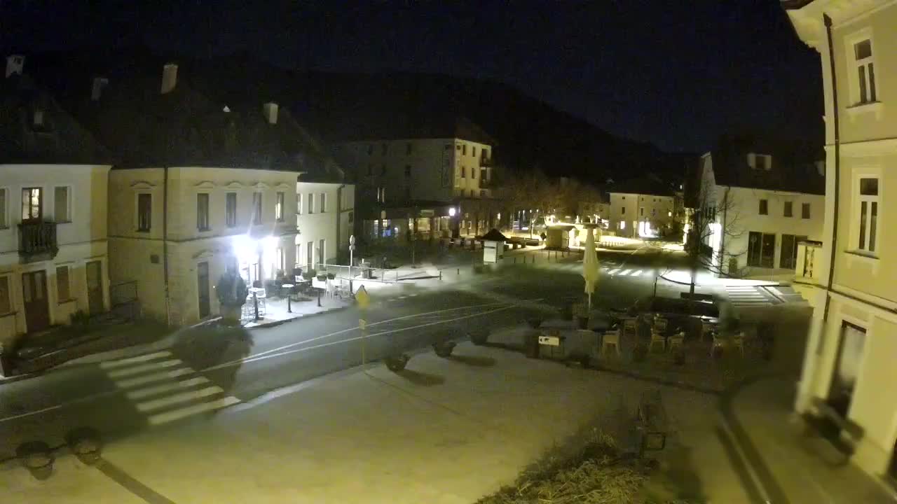 Main square in Bovec