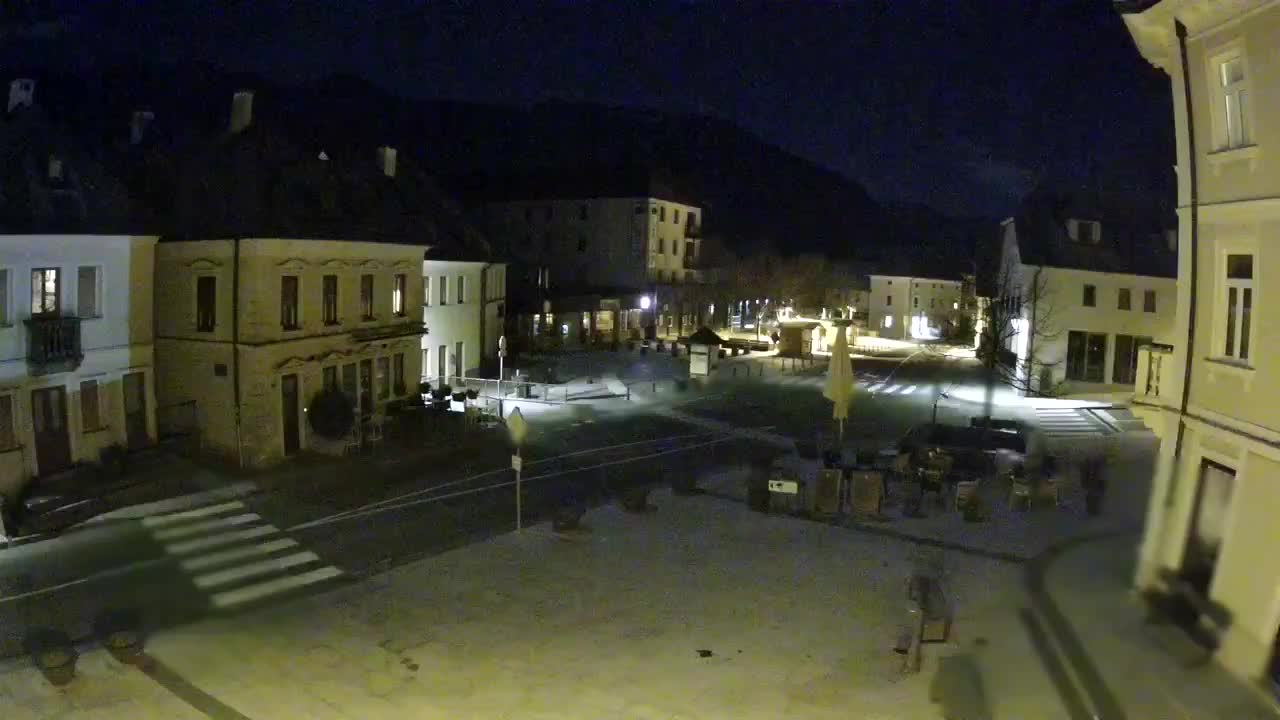 Main square in Bovec