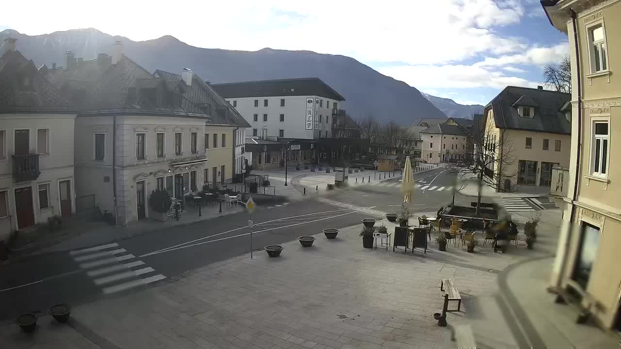 Main square in Bovec