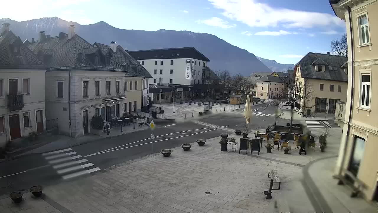 Main square in Bovec