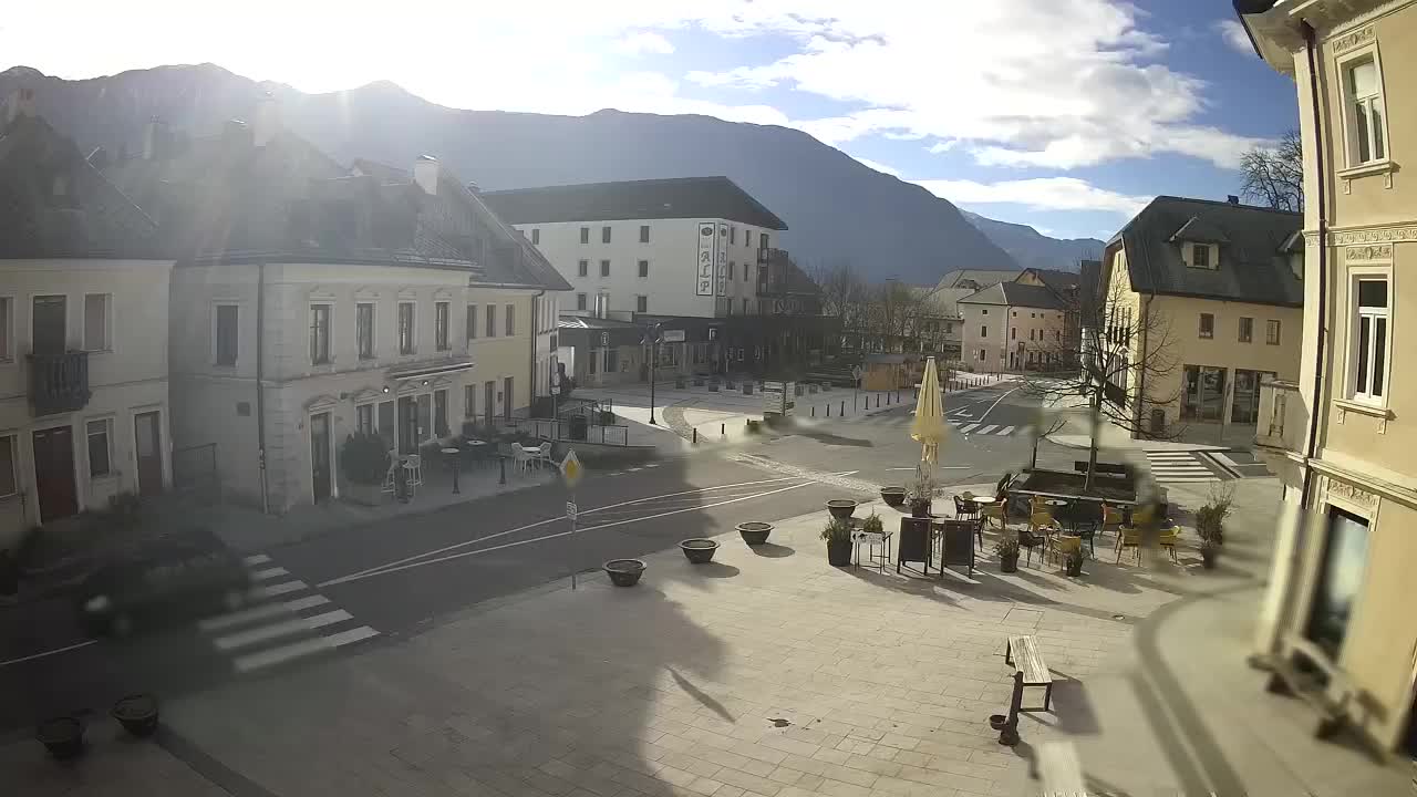 Main square in Bovec