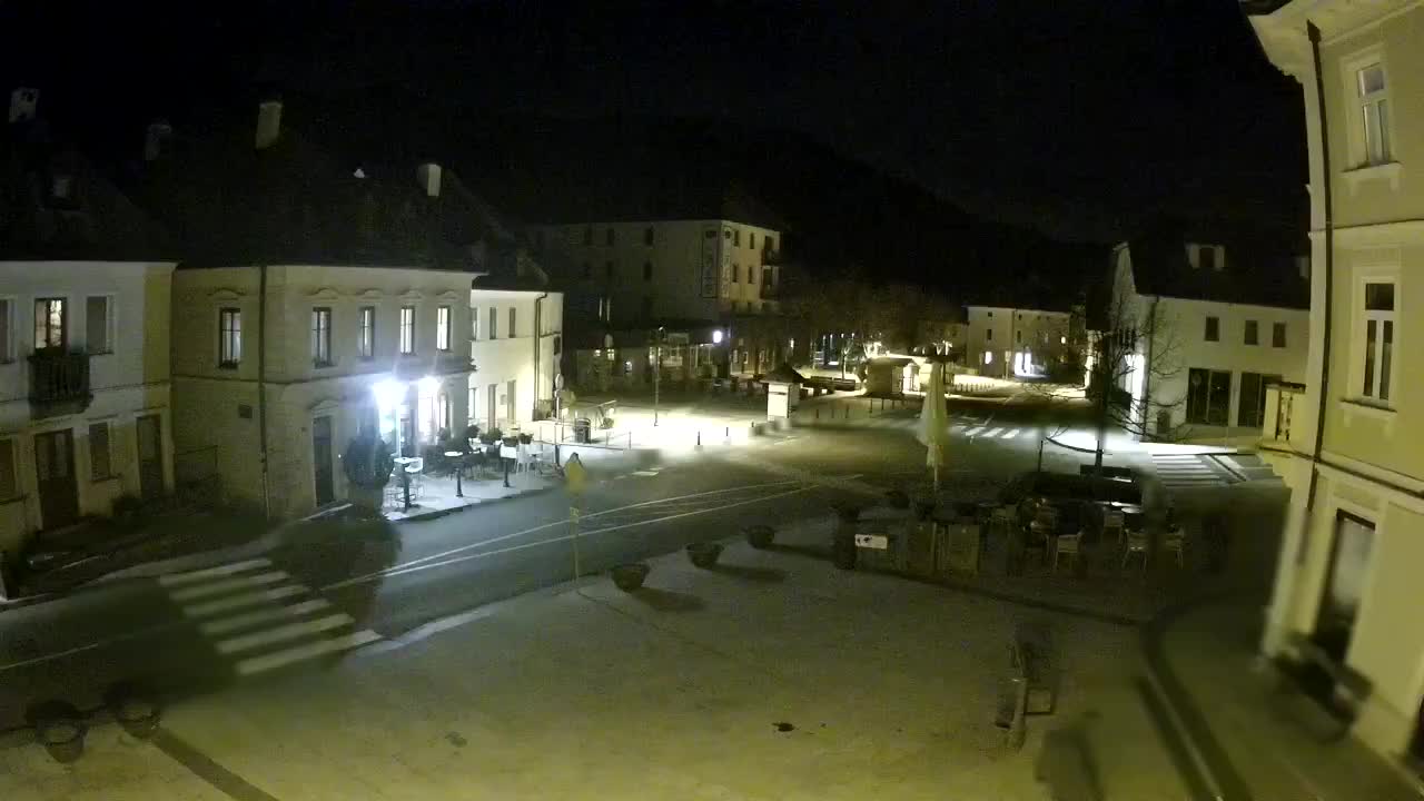 Main square in Bovec