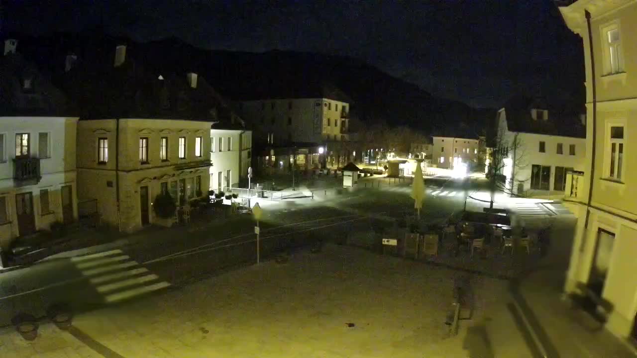 Main square in Bovec