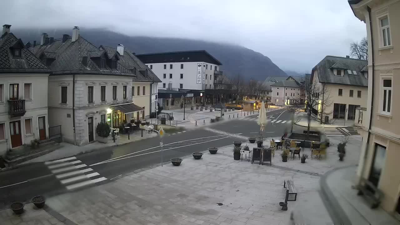 Main square in Bovec