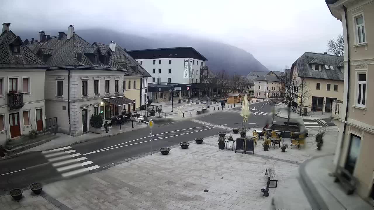 Plaza Central en Bovec