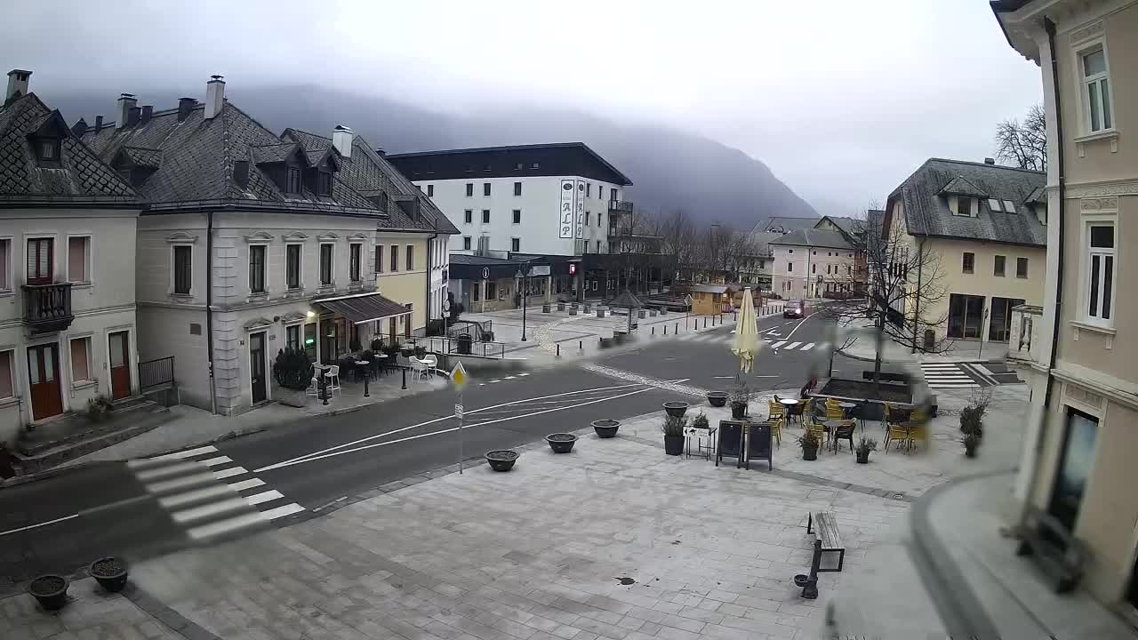 Plaza Central en Bovec