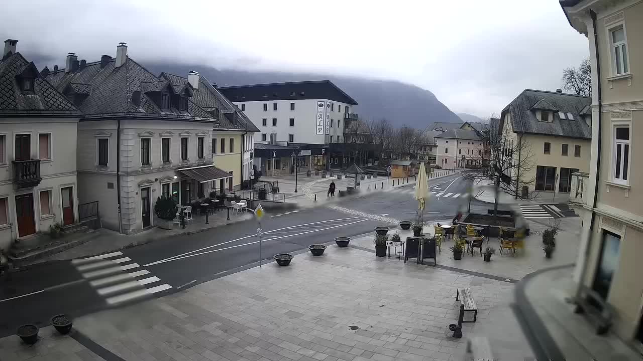 Plaza Central en Bovec