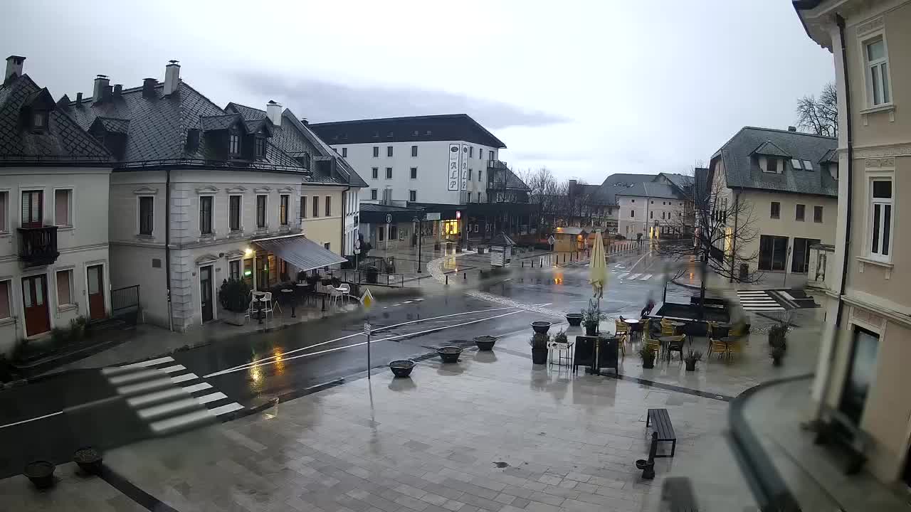 Main square in Bovec