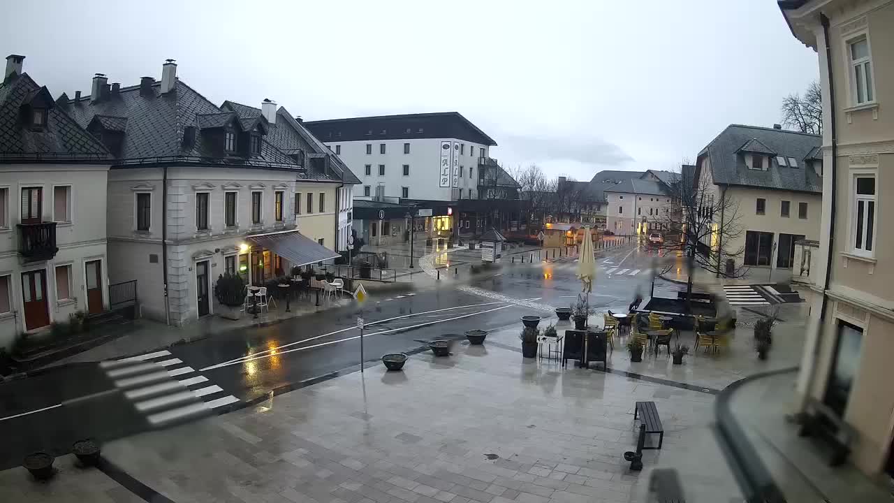 Place centrale à Bovec