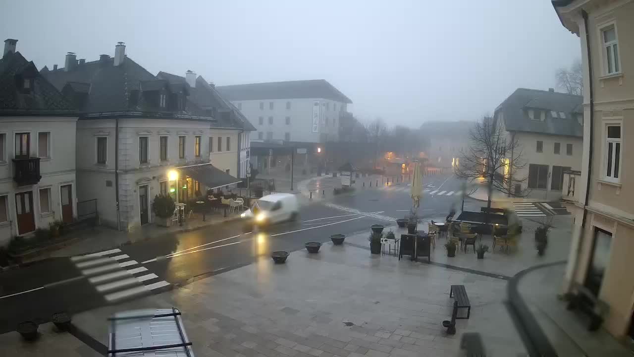 Main square in Bovec