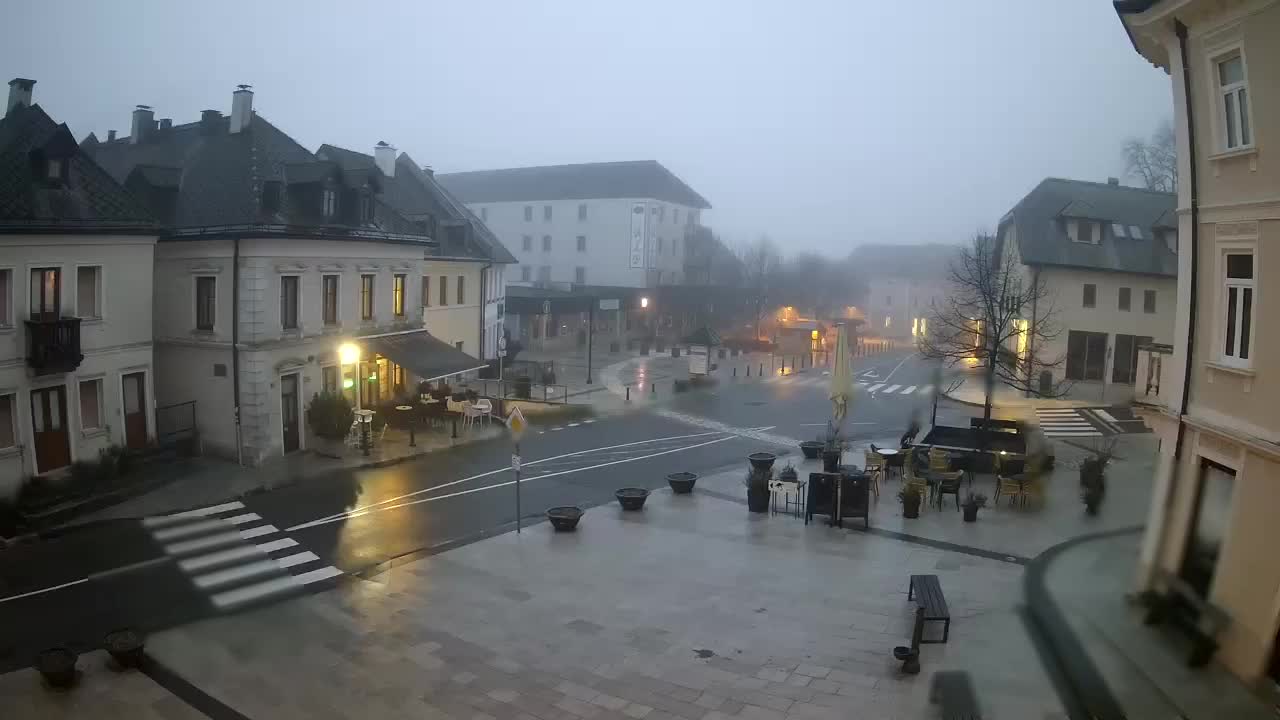 Main square in Bovec