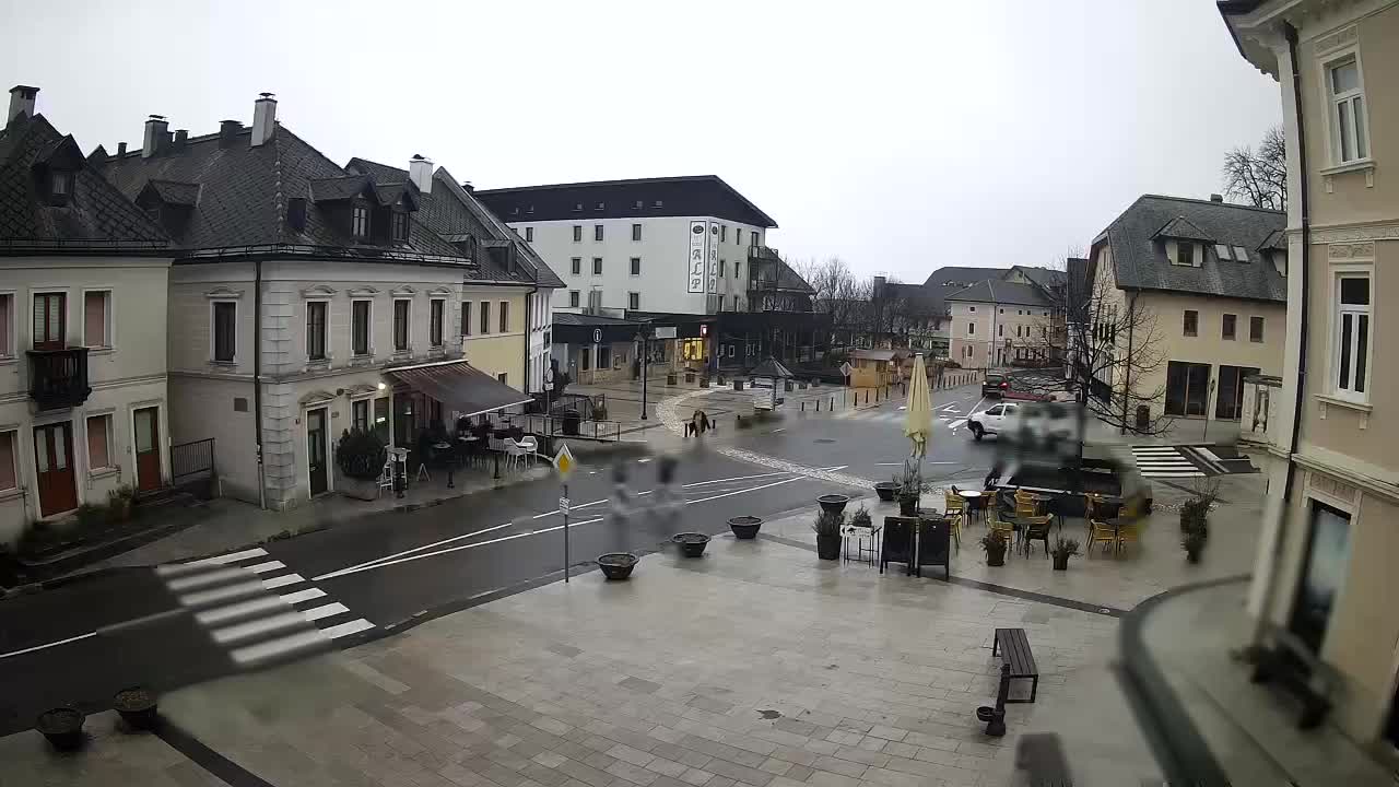 Main square in Bovec