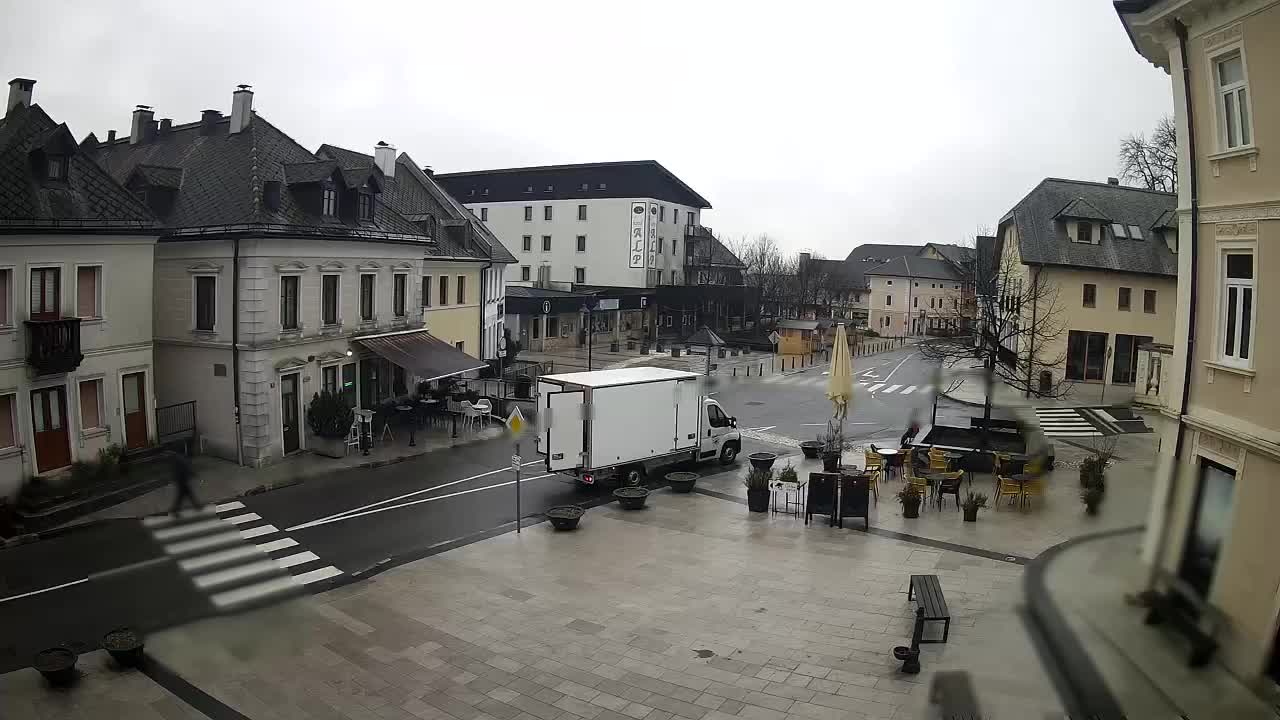 Main square in Bovec